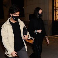 Victoria Federica y Jorge Bárcenas paseando por la noche en Madrid