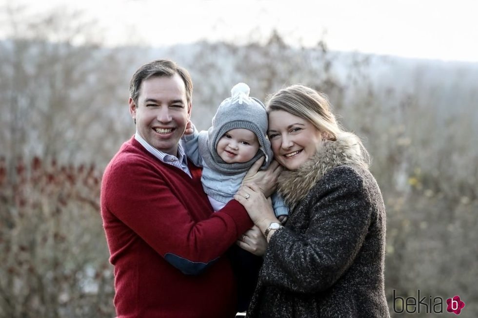 Guillermo y Stéphanie de Luxemburgo felicitan la Navidad 2020 con su hijo Carlos de Luxemburgo