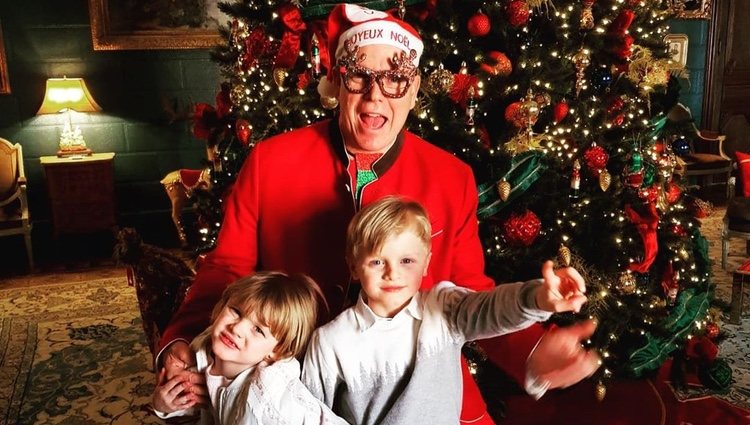 El Príncipe Alberto de Mónaco celebra la Navidad 2020 con sus hijos