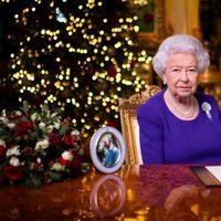 La Reina Isabel durante su discurso de Navidad 2020