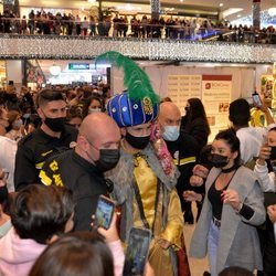 Omar Montes en el evento navideño del Centro Comercial La Cañada de Marbella