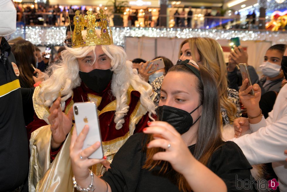 Kiko Rivera en el evento navideño del Centro Comercial La Cañada de Marbella