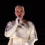 Katy Perry cantando en la toma de posesión de Joe Biden