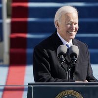 Joe Biden, feliz tras convertirse en el 46º Presidente de Estados Unidos