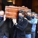 Canales Rivera en el funeral de José Rivera 'Riverita'