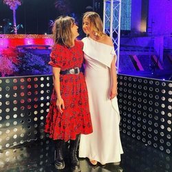 Sandra Barneda y Nagore Robles en la Nochevieja de 2020