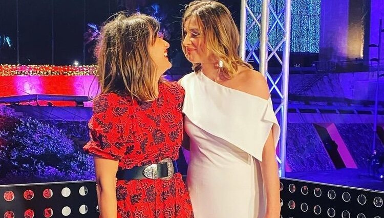 Sandra Barneda y Nagore Robles en la Nochevieja de 2020