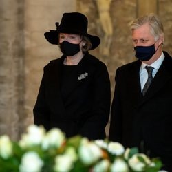 Felipe y Matilde de Bélgica visitan la Cripta Real de la Familia Real Belga