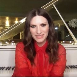 Laura Pausini en los Globos de Oro 2021