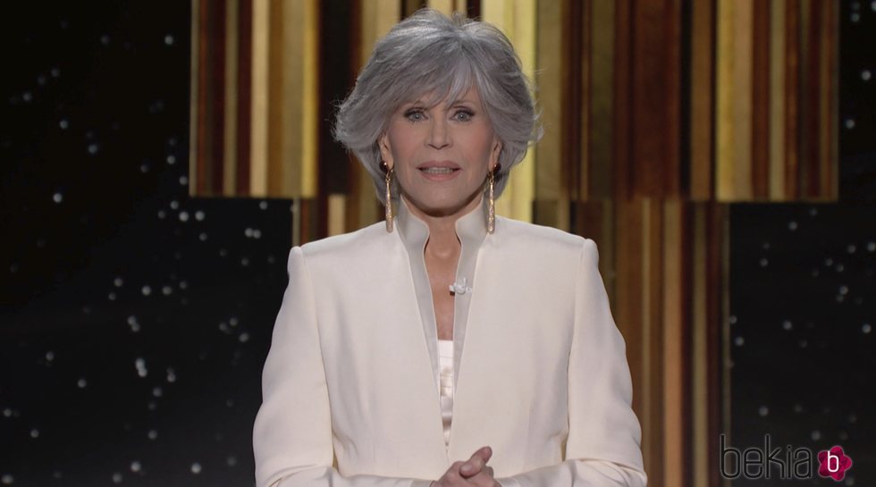 Jane Fonda en los Globos de Oro 2021