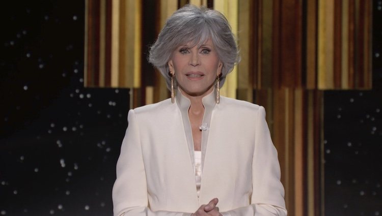 Jane Fonda en los Globos de Oro 2021