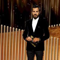 Justin Theroux en los Globos de Oro 2021