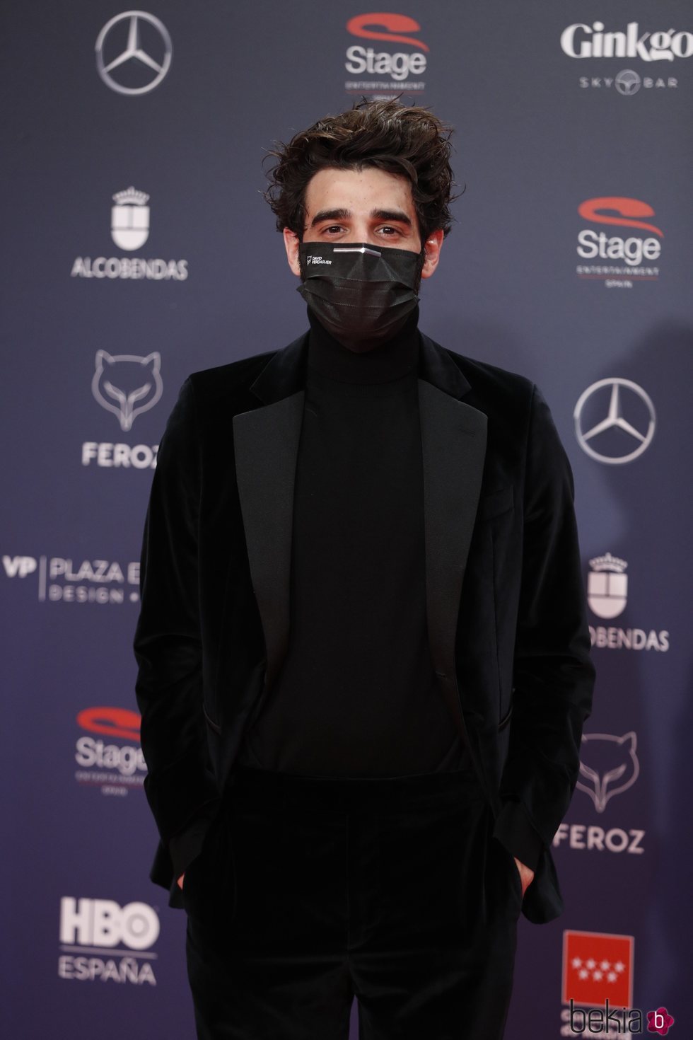 David Verdaguer en la alfombra roja de los Premios Feroz 2021