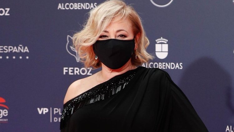 Carmen Machi en la alfombra roja de los Premios Feroz 2021