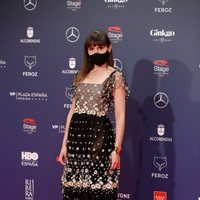 Verónica Echegui en la alfombra roja de los Premios Feroz 2021