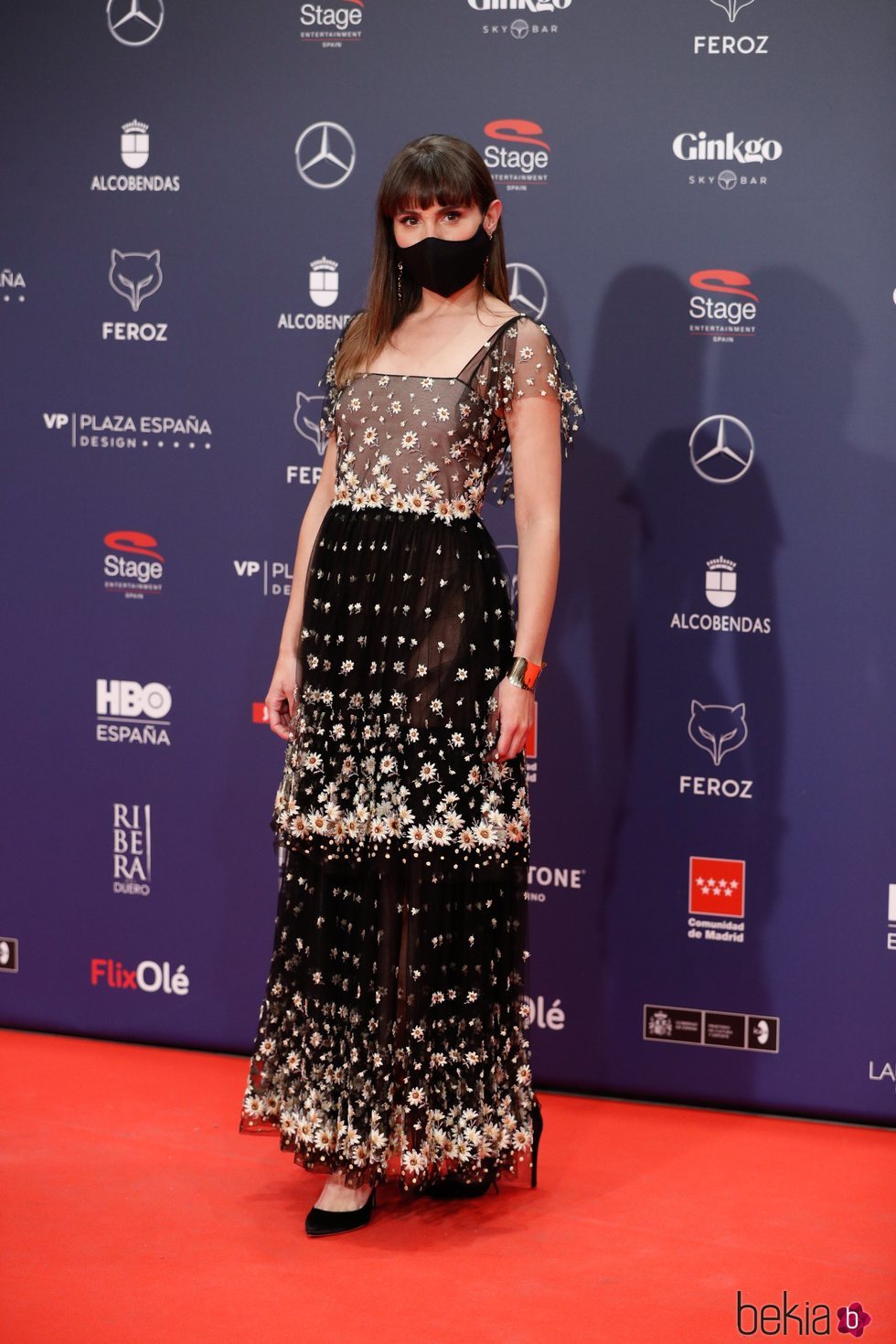 Verónica Echegui en la alfombra roja de los Premios Feroz 2021