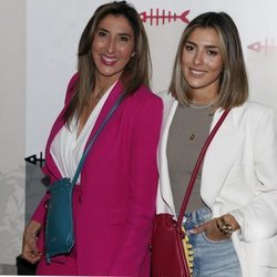 Paz Padilla y Anna Ferrer en la presentación de su colección de bolsos