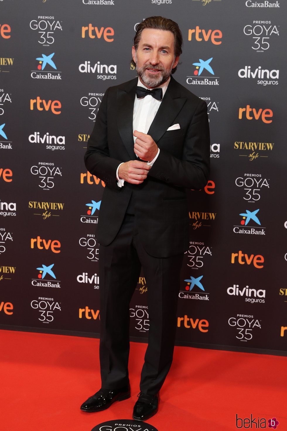 Antonio de la Torre en la alfombra roja de los Goya 2021