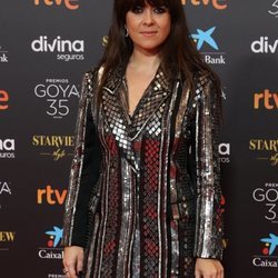 Vanesa Martín en la alfombra roja de los Goya 2021