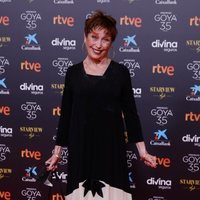 Verónica Forqué en la alfombra roja de los Goya 2021