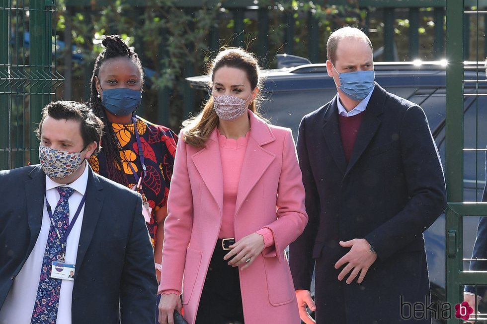 El Príncipe Guillermo y Kate Middleton en su primer acto oficial tras la entrevista de Harry y Meghan