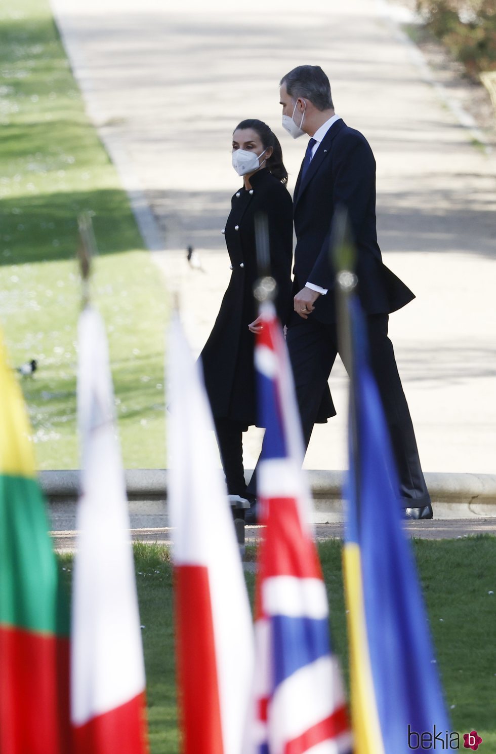 Los Reyes Felipe y Letizia con motivo del Acto de Reconocimiento y Memoria a todas las Víctimas del Terrorismo en Madrid