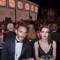 Sébastien Jondeau y Carlota Casiraghi en el Baile de la Rosa de 2017