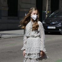 La Princesa Leonor en su primer acto oficial en solitario en el Instituto Cervantes