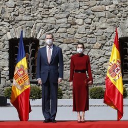 Los Reyes Felipe y Letizia con los copríncipes de Andorra en su Viaje de Estado a Andorra