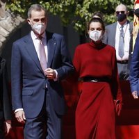 Los Reyes Felipe y Letizia al comienzo de su Viaje de Estado a Andorra