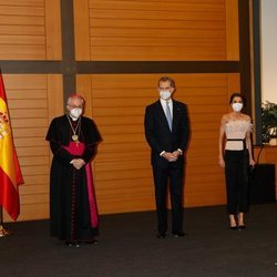 Los Reyes Felipe y Letizia con los copríncipes de Andorra en la cena oficial durante su Viaje de Estado a Andorra