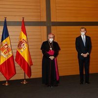 Los Reyes Felipe y Letizia con los copríncipes de Andorra en la cena oficial durante su Viaje de Estado a Andorra