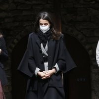 La Reina Letizia en la Iglesia de Santa Coloma durante su Viaje de Estado a Andorra