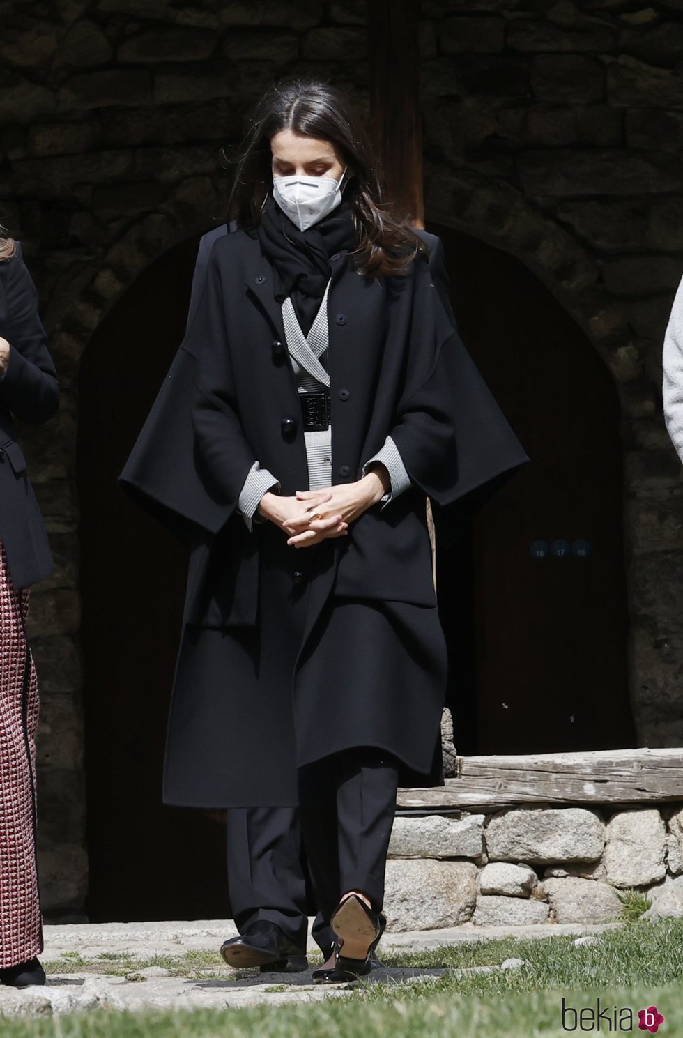 La Reina Letizia en la Iglesia de Santa Coloma durante su Viaje de Estado a Andorra