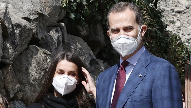 Los Reyes Felipe y Letizia en la Iglesia de Santa Coloma durante su Viaje de Estado a Andorra