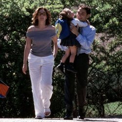 Rocío Carrasco y Antonio David Flores con su hija Rocío