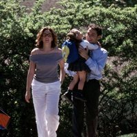 Rocío Carrasco y Antonio David Flores con su hija Rocío