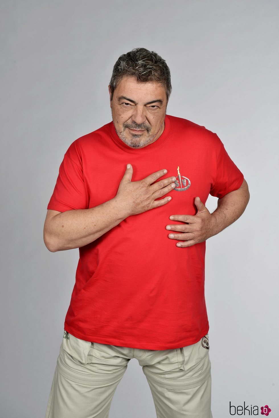 Antonio Canales en la foto oficial de 'Supervivientes 2021'