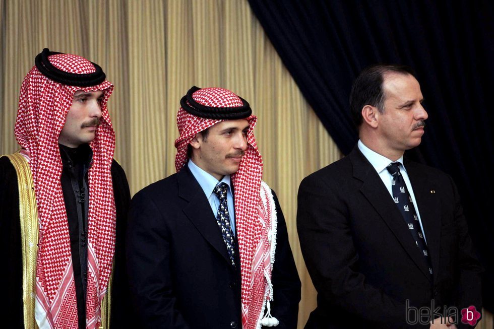 Hamzah de Jordania, Hashim de Jordania y Faisal de Jordania