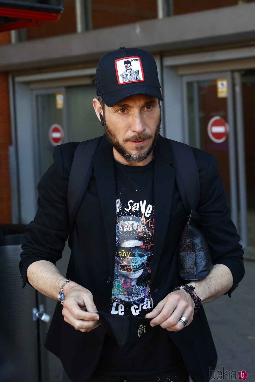 Antonio David Flores en Atocha llegando a Madrid