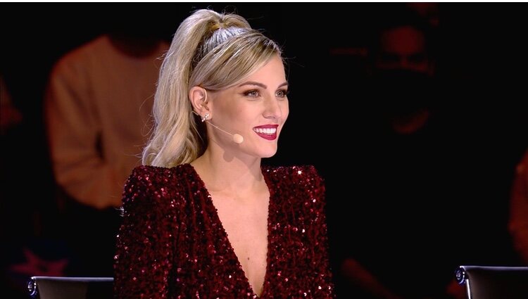 Edurne durante la tercera semifinal de 'Got Talent'