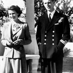 La Reina Isabel y el Duque de Edimburgo en Malta cuando eran jóvenes