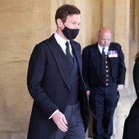 Eugenia de York y Jack Brooksbank en el funeral del Duque de Edimburgo