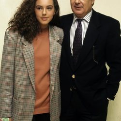 Pedro Carrasco con su hija Rocío Carrasco