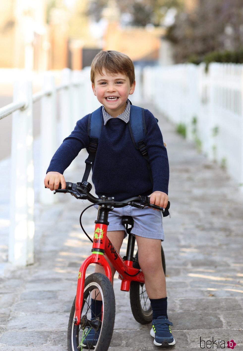 El Príncipe Luis en su primer día de escuela infantil