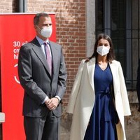 Los Reyes Felipe y Letizia en el acto con motivo del Día Internacional del Libro