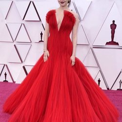 Amanda Seyfried en la alfombra roja de los Premios Oscar 2021