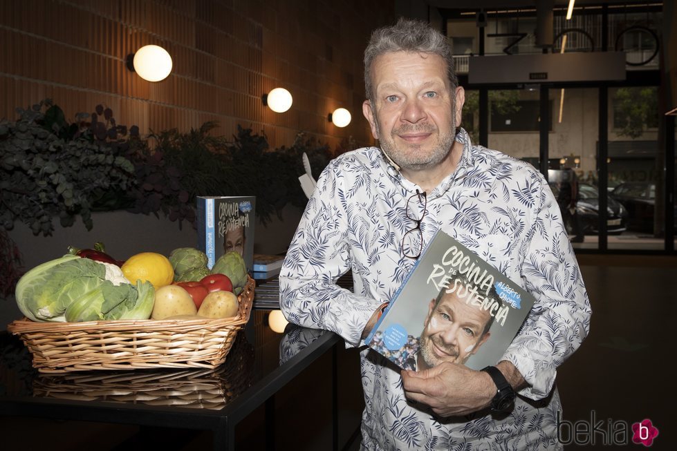 Alberto Chicote en la presentación de su libro 'Cocina de resistencia'