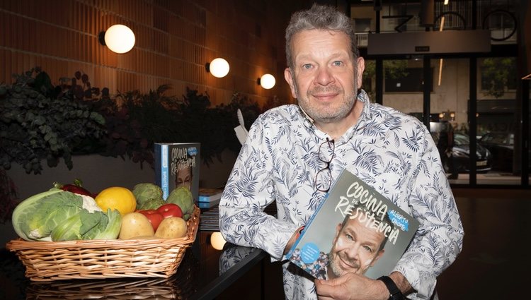 Alberto Chicote en la presentación de su libro 'Cocina de resistencia'