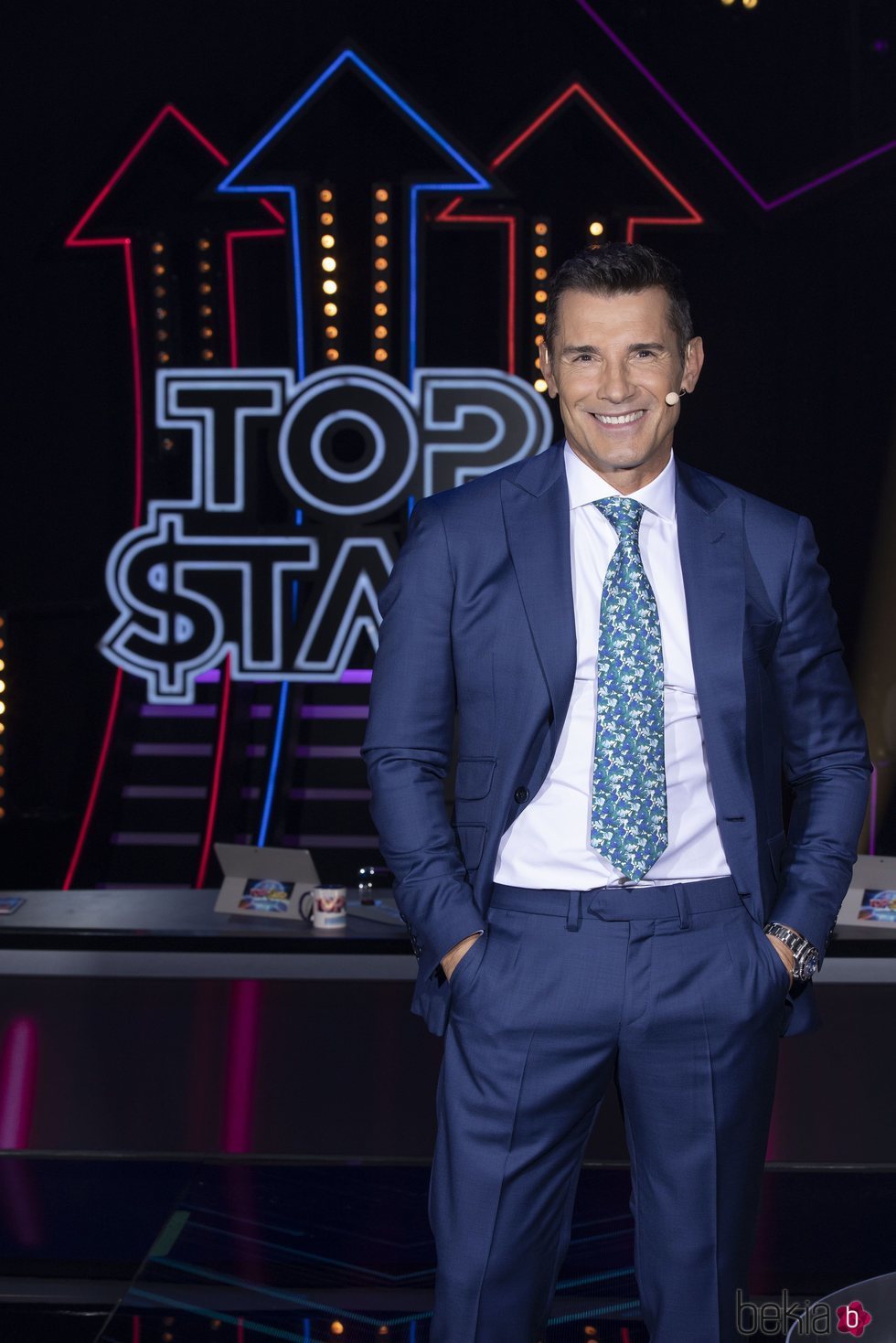 Jesús Vázquez en el primer programa de 'Top Star'